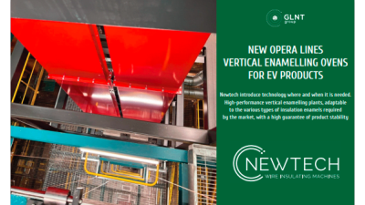 Newtech for electric mobility: introducing new vertical enameling lines of the Opera series