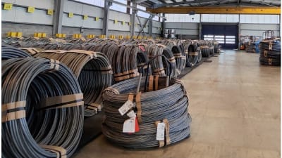 Eco-friendly or phosphated steel wire rolls, spools, and coils