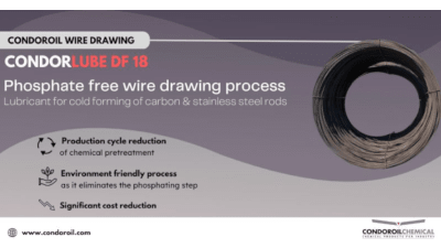 Evolution in cold forming: CONDORLUBE DF 18