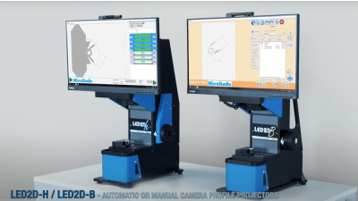 MicroStudio präsentiert LED2D-H und LED2D-B, automatische und manuelle Kameraprojektoren