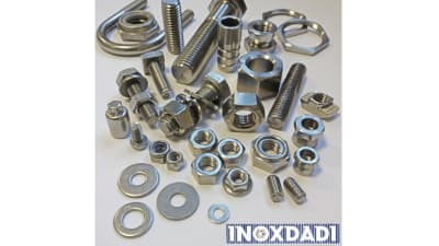 Stainless steel screws, bolts, turned parts, and washers