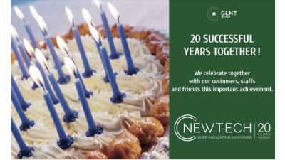 Happy Birthday Newtech: 20 years of excellence and technology in cable insulation