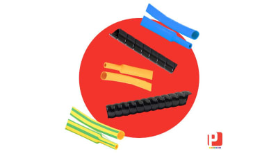 Protective spirals and heat shrink tubing