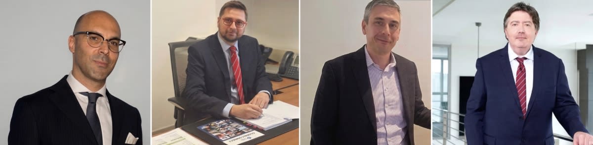 Carmelo Crea (SAS), Alberto Ghisetti and Stefano Buono (Continuus Properzi), Enrico Conte (SAMP)