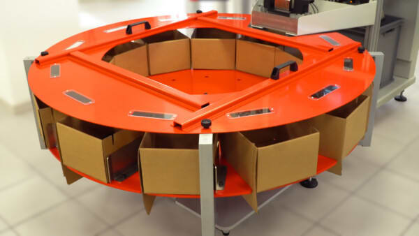 Microstudio SCR - Système d’emballage en boîtes en carton
