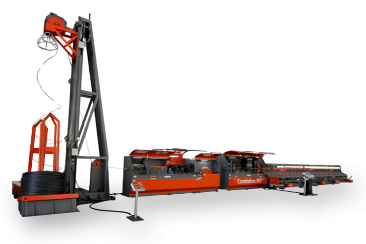 Combidrive MO Bewehrungsstahl-Biege- und Richtmaschine mit Draht-Entroller und Spule