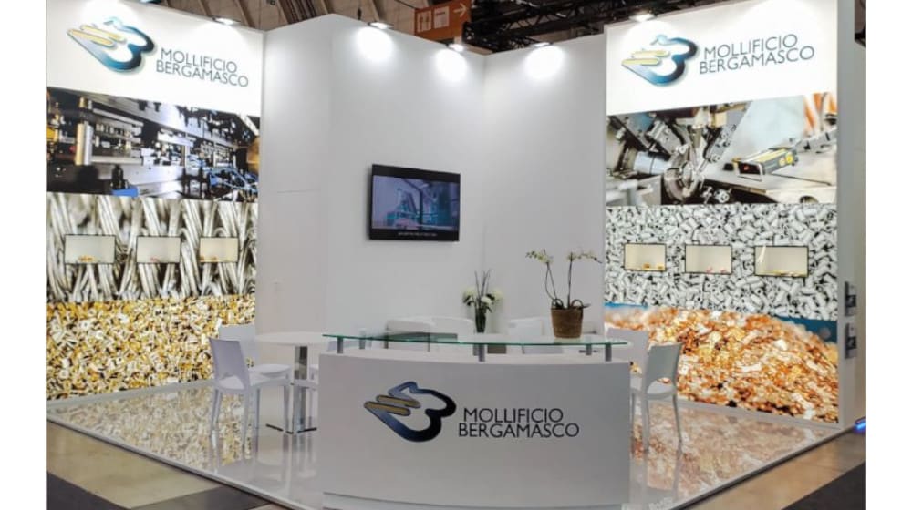 Mollificio Bergamasco Stand at Blechexpo