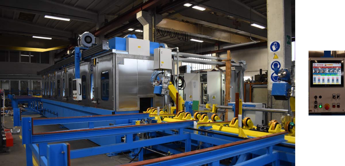 Impianto Bossi pretrattamento barre