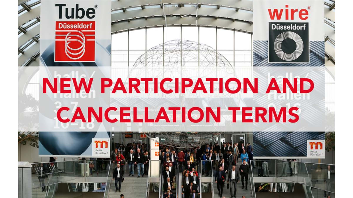 wire & Tube 2020: new terms and conditions for exhibitors