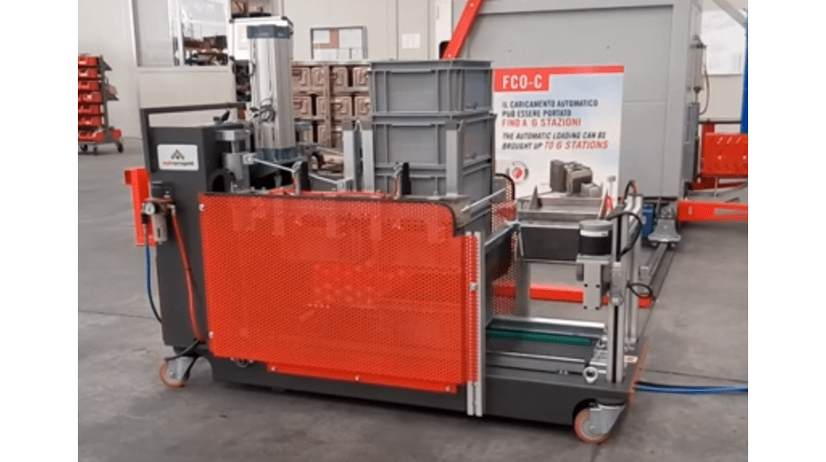 Agibi: hier das Video über Vertibox, automatischer Kastenwechsler für Metallkleinteile