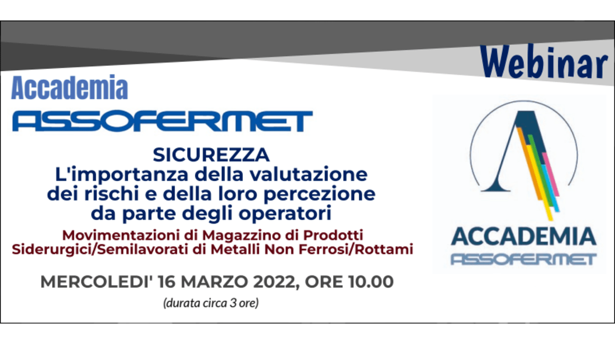 Movimentazione di prodotti siderurgici, semilavorati non ferrosi, rottami: webinar a marzo
