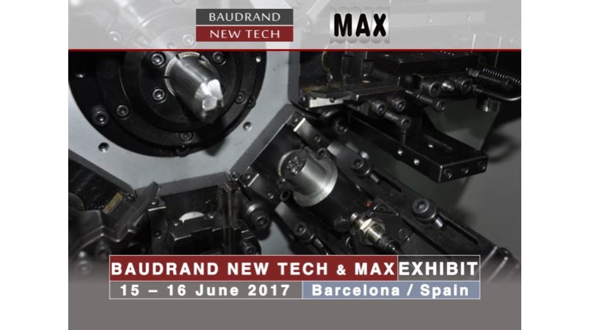 Novelties in springs production and wire forming: visit Baudrand's private exhibition