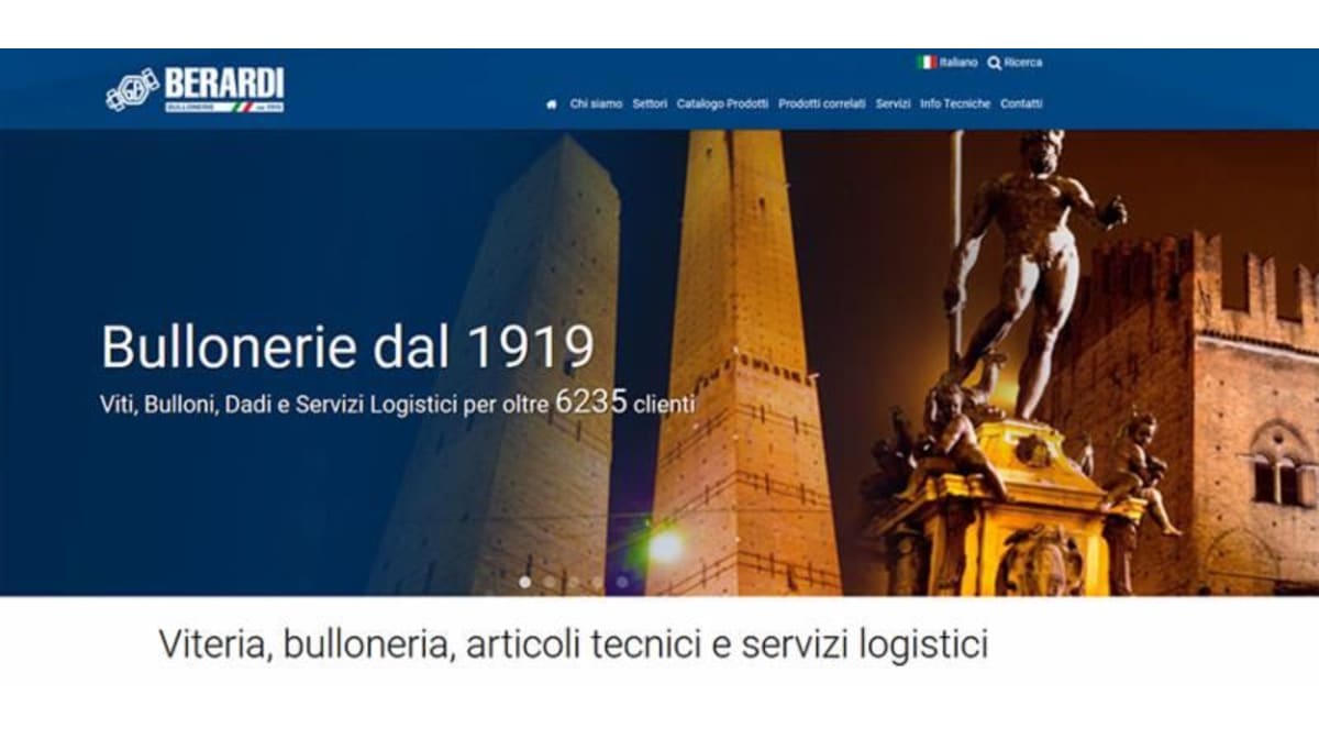 Oggi online il nuovo sito web www.gberardi.com