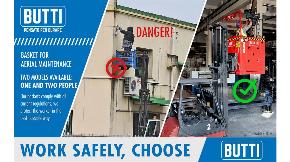 Work safely, choose Butti!