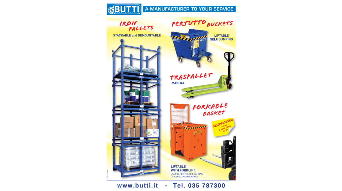 Butti's workshop equipment