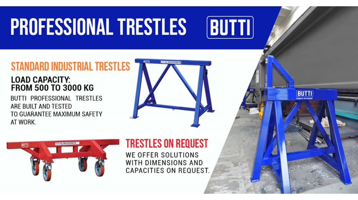 Butti: professional industrial trestles