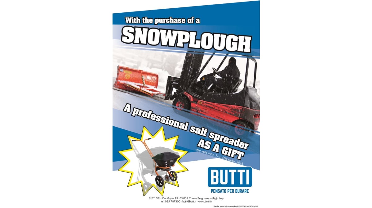 Buy a snowplough and get a free gift