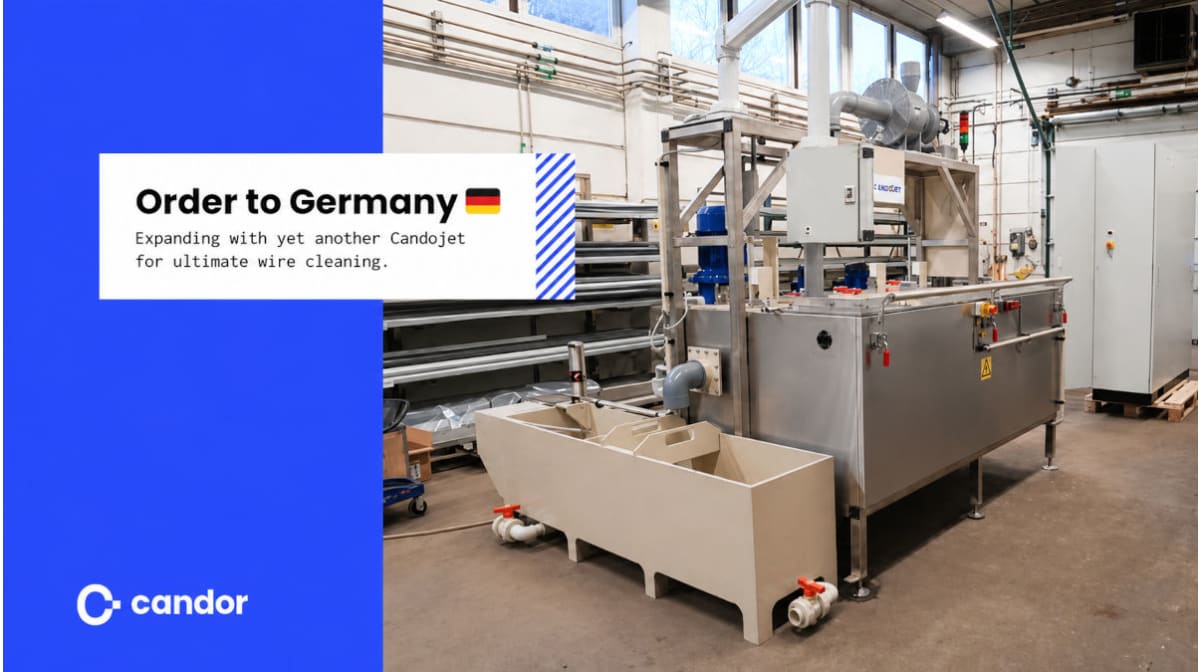How Candojet HW211 became a game changer in one German wire producer's line