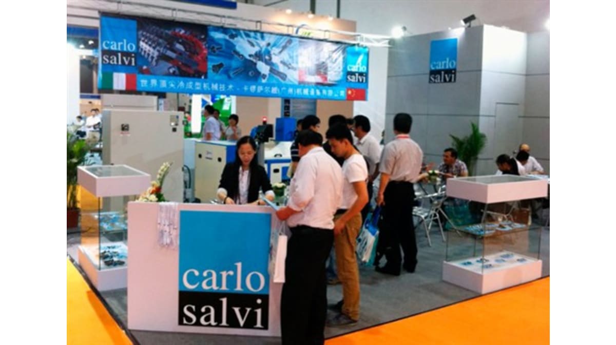 Carlo Salvi thanks visitors of Fastener Expo Shanghai 2012
