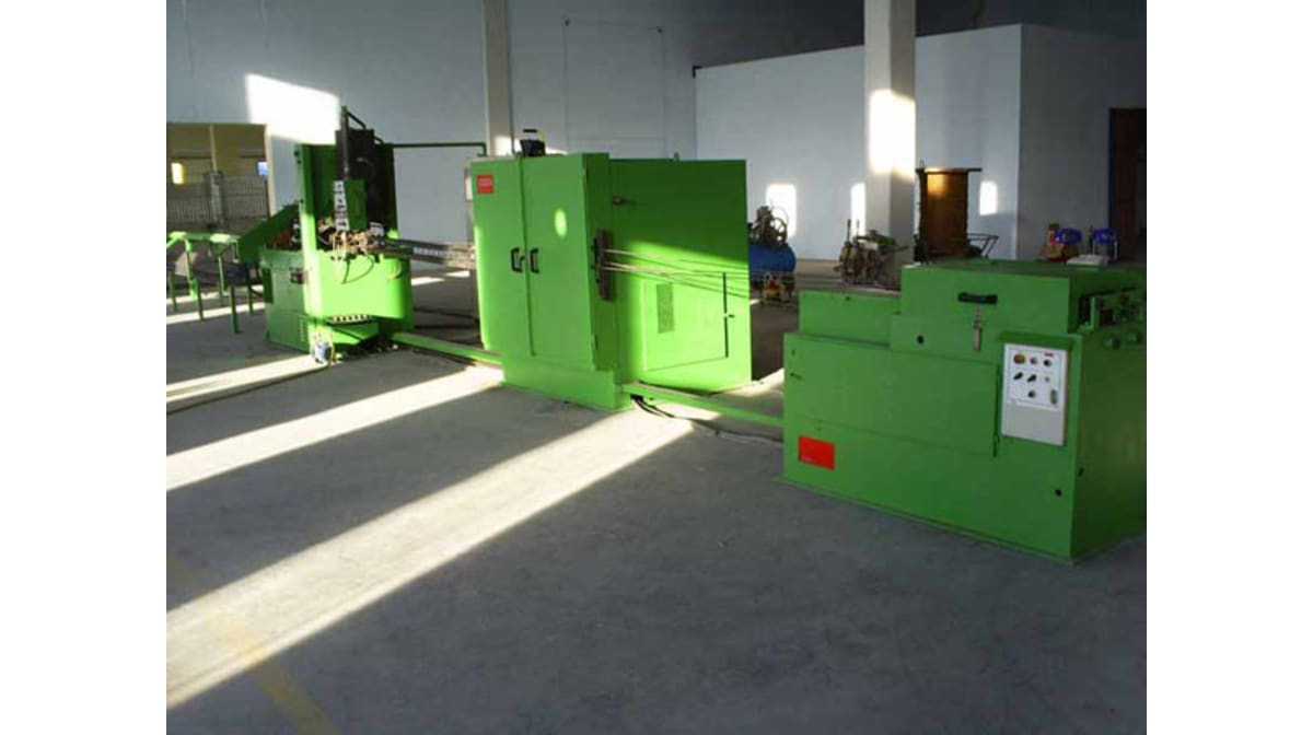 C F Machinery: used and functioning lattice girder line