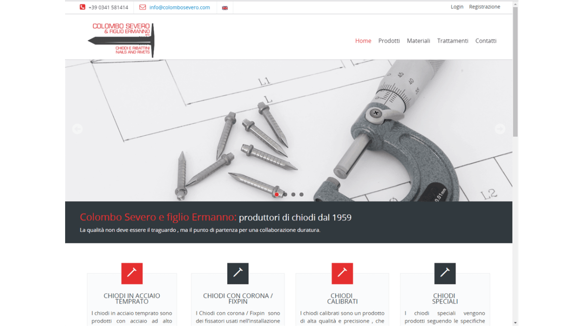 Colombo Severo & figlio Ermanno Snc updates web presence