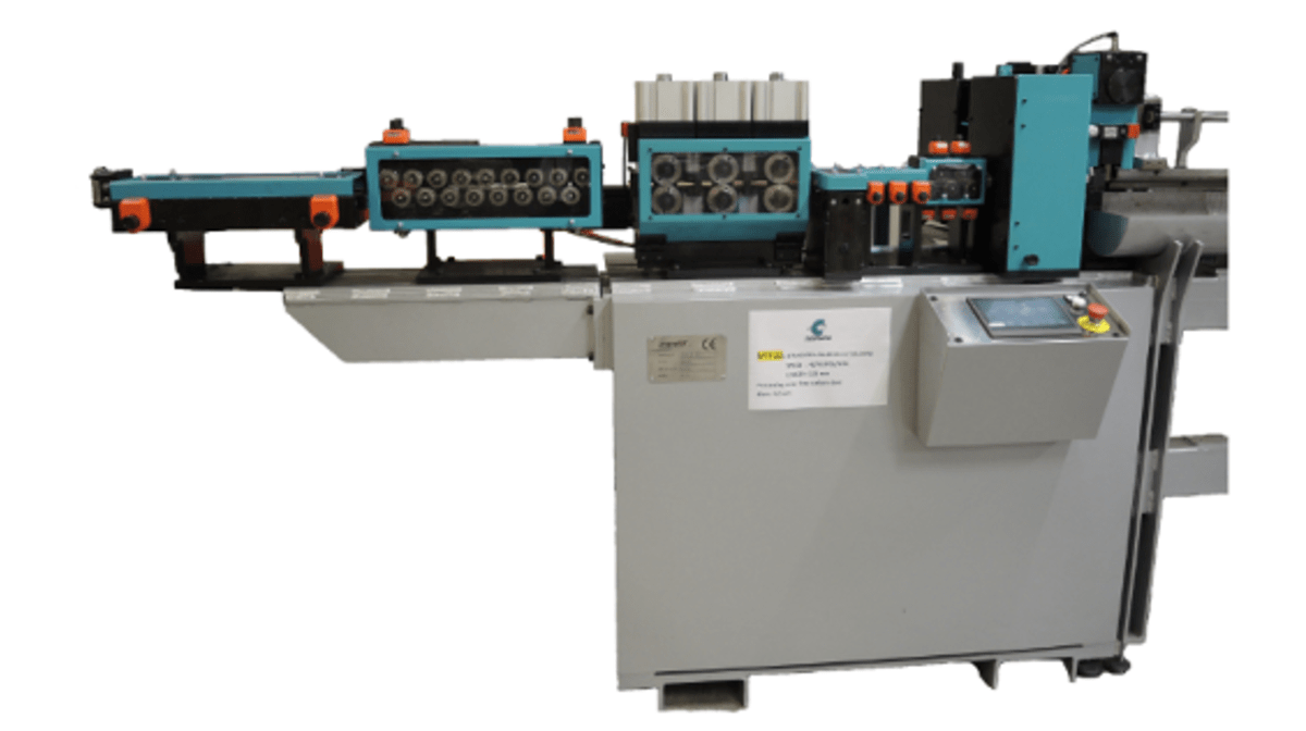 Wire straightening and cutting machine Cometo MTF22 with chamfering system