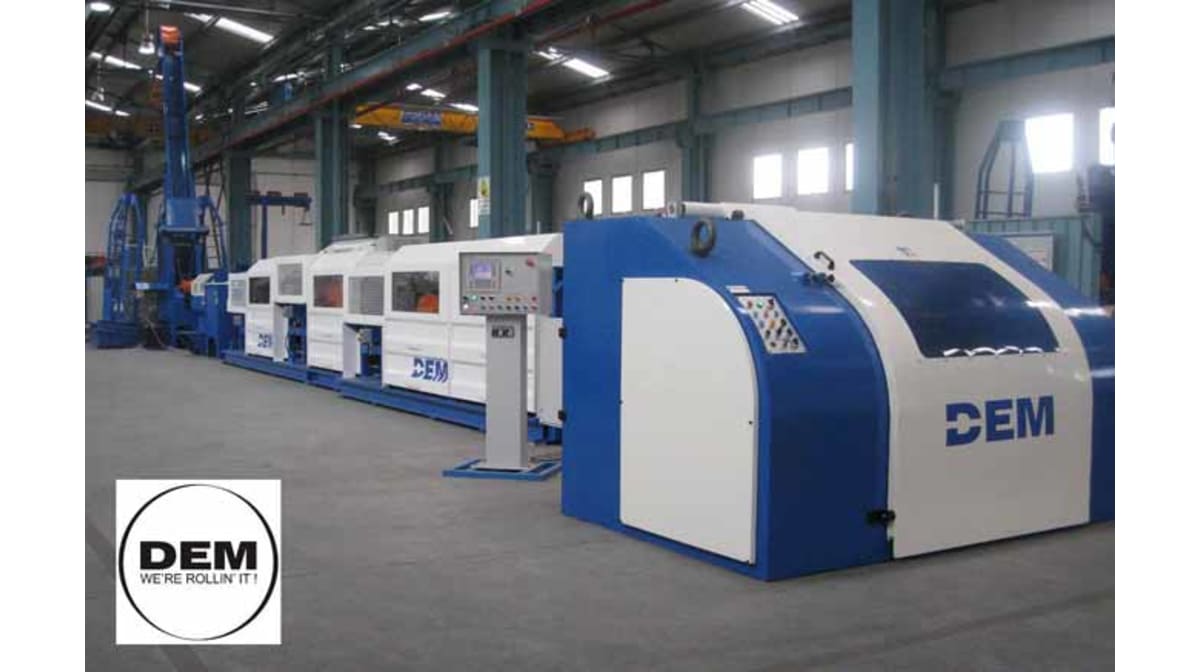 DEM Wire Rolling Technology: cold rolling line for coils