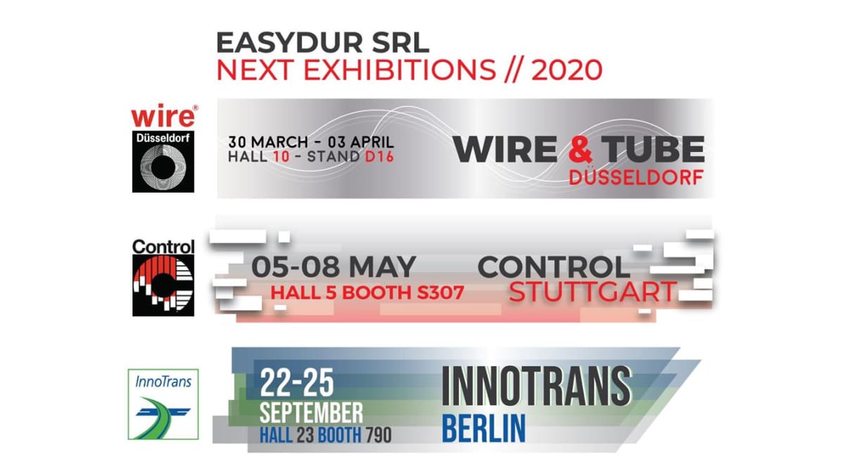Easydur, all the events for 2022