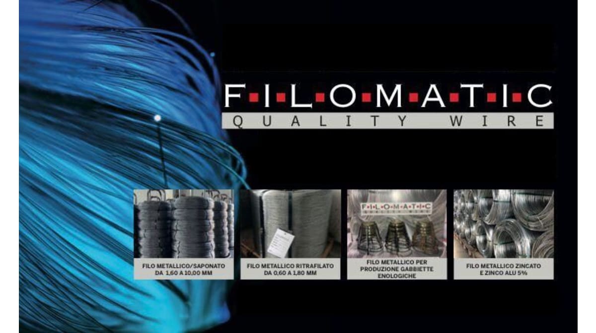 Filomatic Srl, more than 25 years of experience in wire production