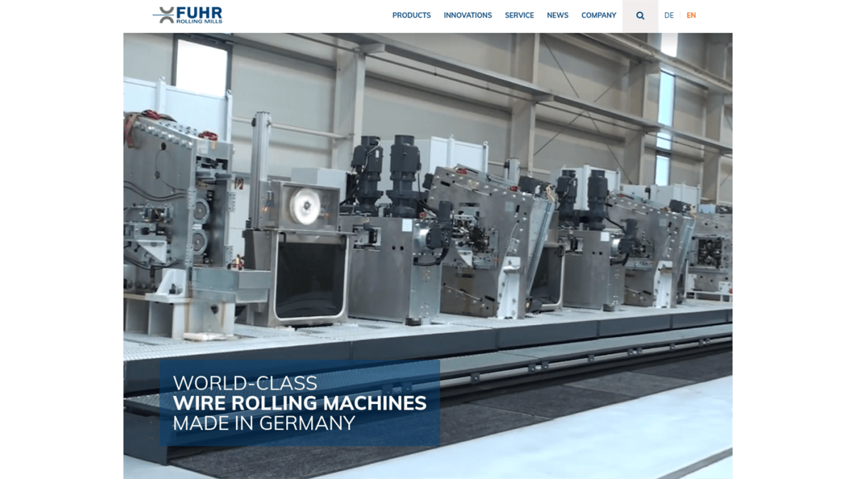 FUHR GmbH si rifà il look: il nuovo sito web aziendale