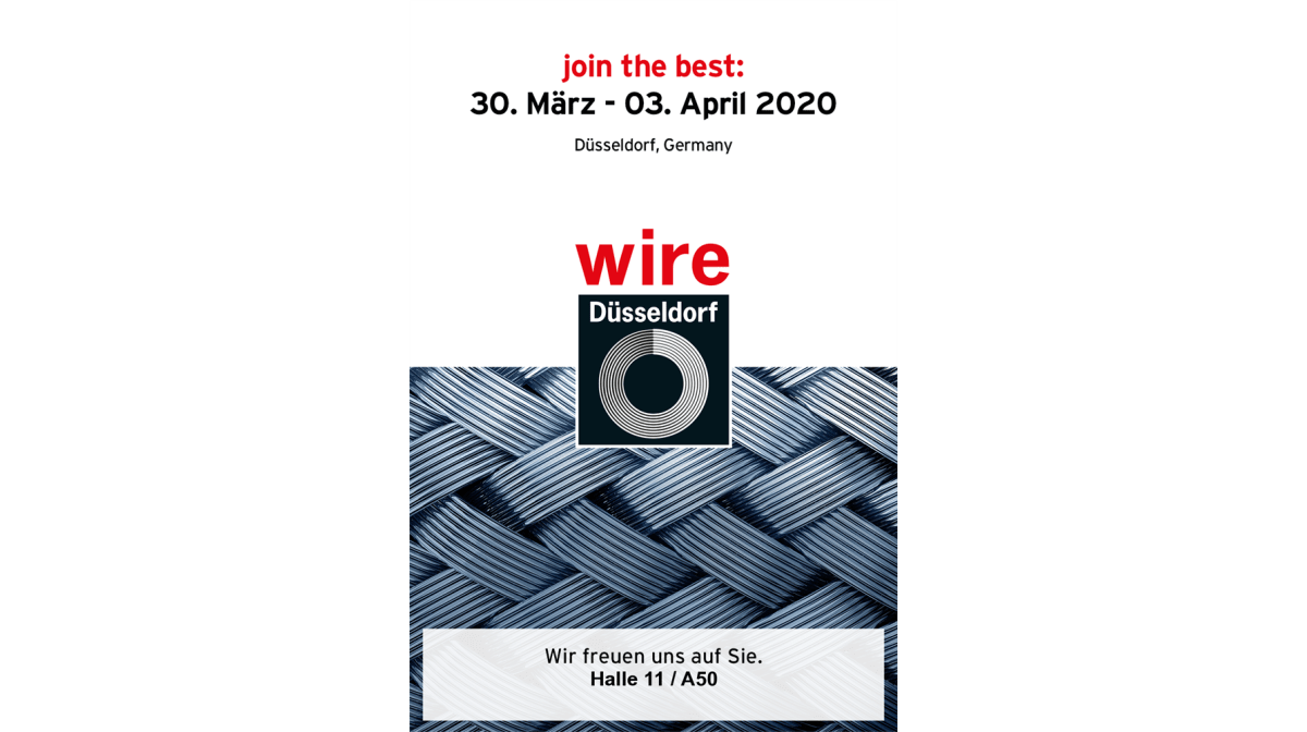 FUHR: Drahtwalzinnovationen auf der wire & Tube 2020