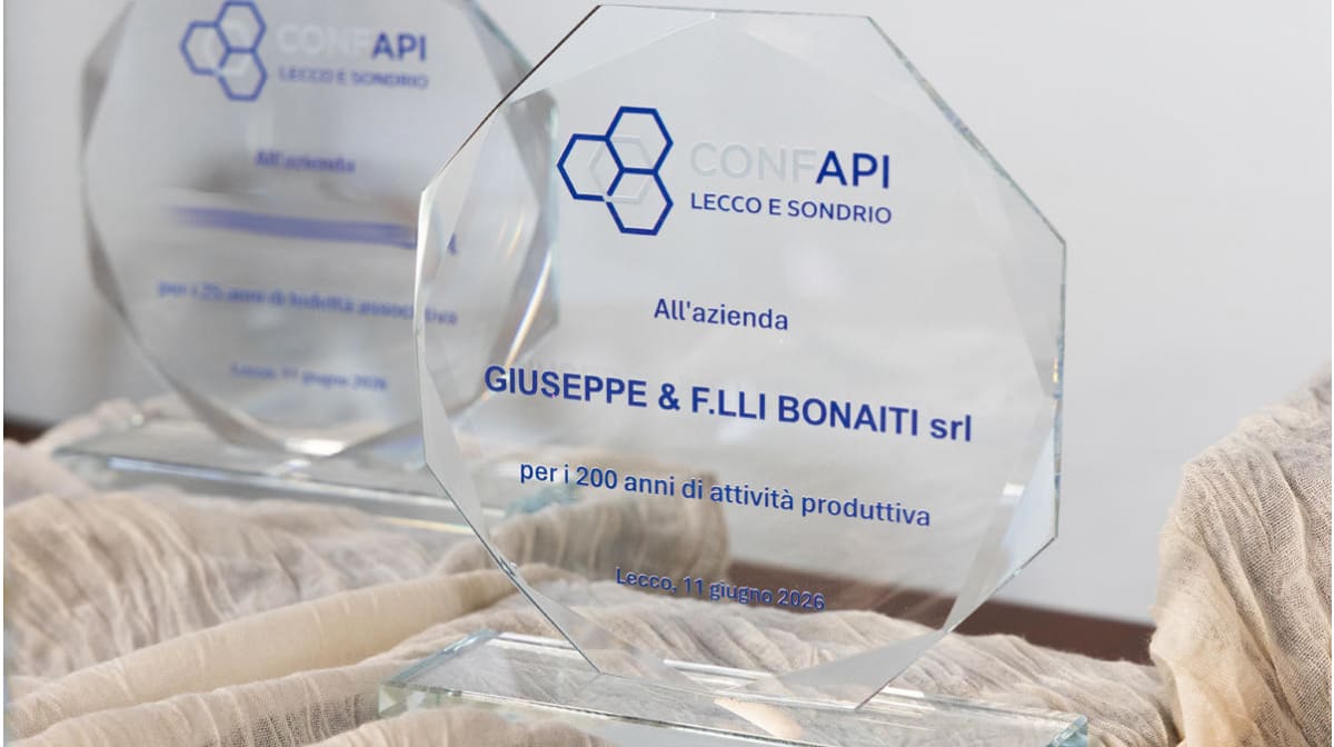 Due secoli nella lavorazione del filo d'acciaio: Confapi premia Giuseppe & F.lli Bonaiti