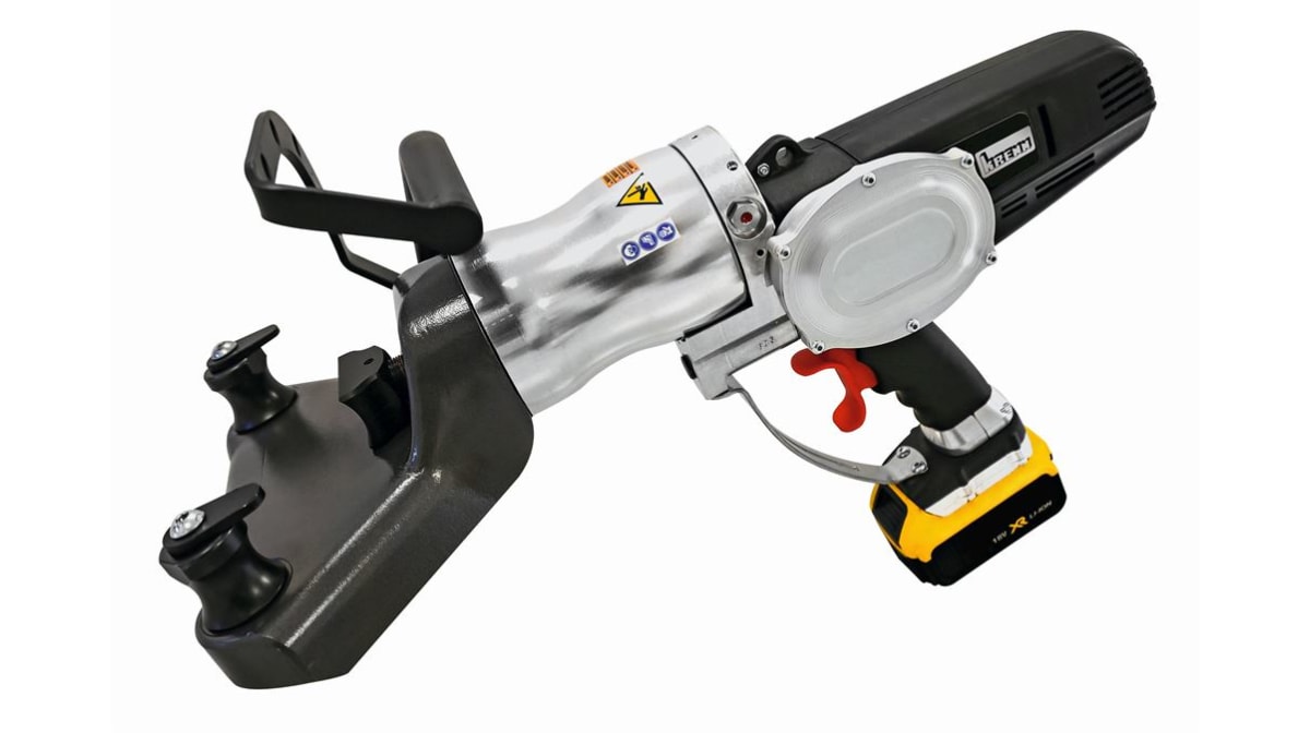 KRENN presents its new battery-powered hydraulic straightener