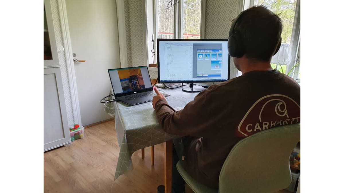 A passion for service also during COVID-19: remote wire machine start-up 