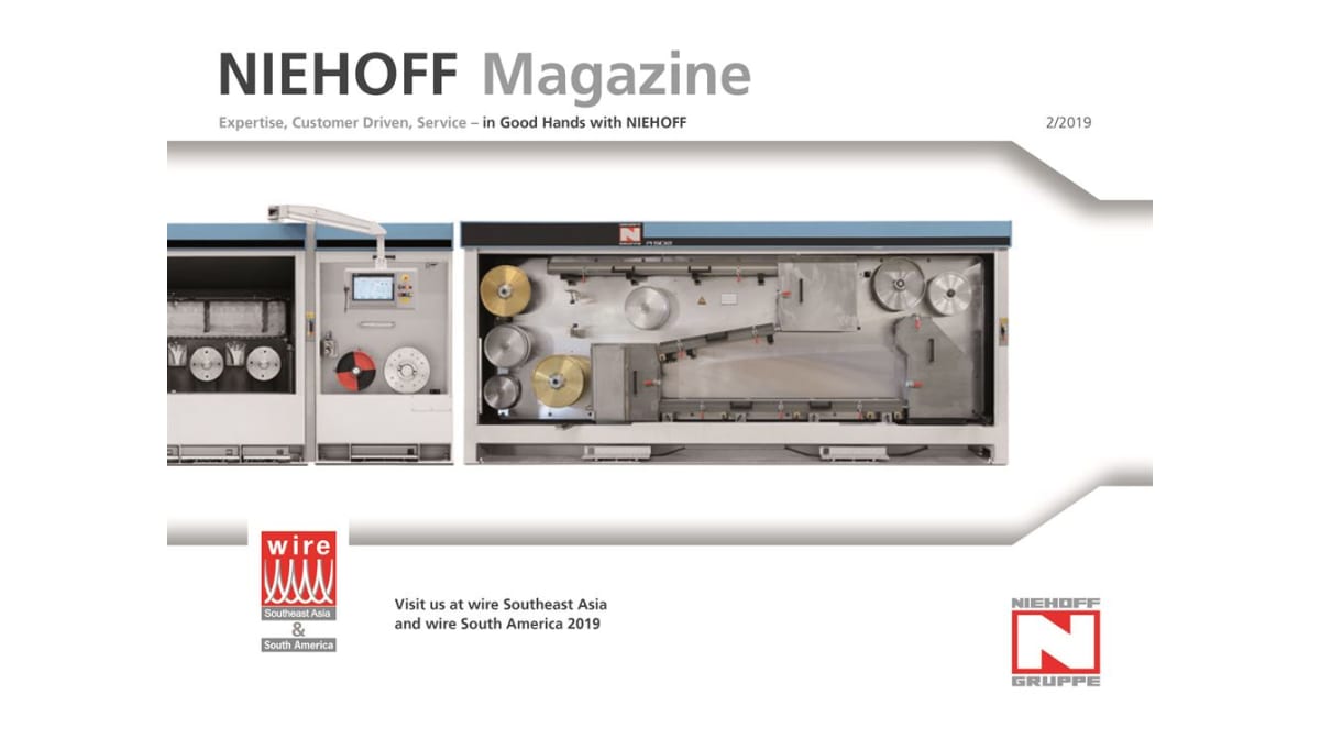 Using Niehoff's bunching technology and machines for copper alloy wires