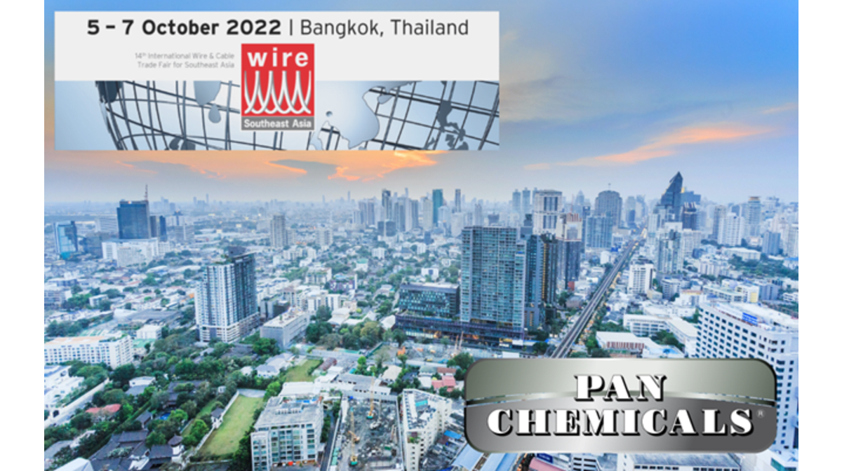 Nuove tecnologie Pan Chemicals in mostra alla wire Southeast Asia 2022