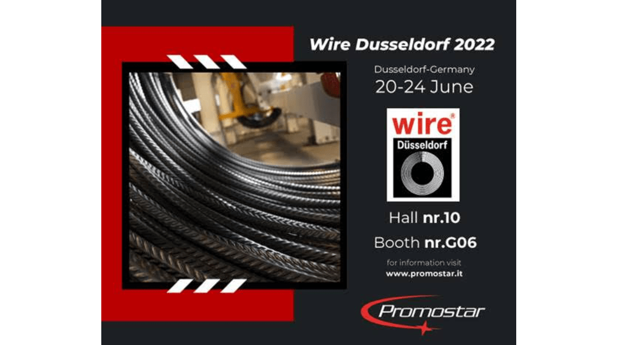 A must-see at wire 2022: Promostar wire equipment and machinery under a new 3D perspective