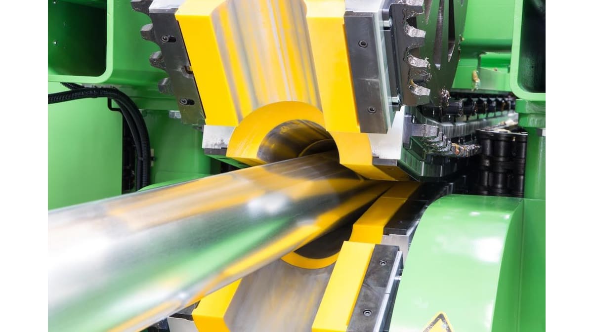 Processing copper, aluminum, and stainless steel tapes on the same cable shielding line