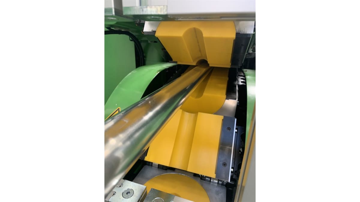 Now it's ready: the new forming & welding line for HV and EHV cables by Rosendahl