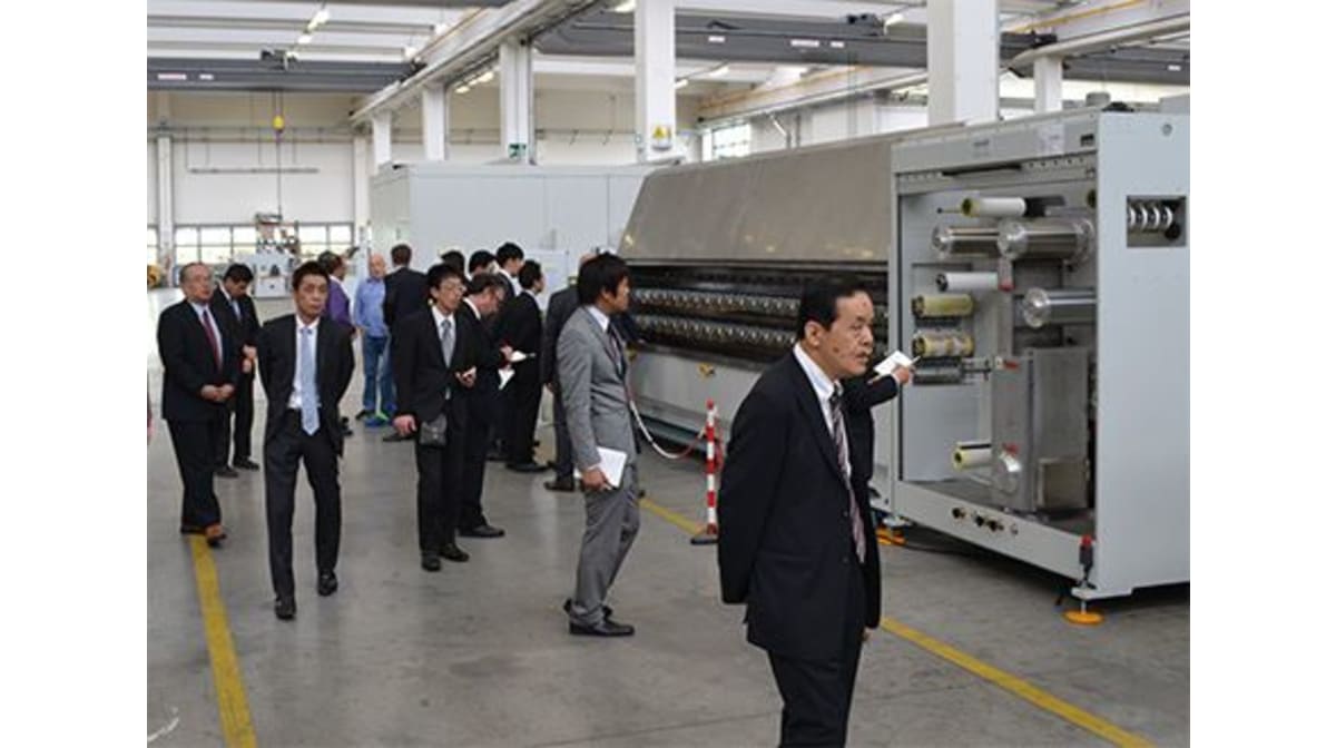 Japanese delegation led by Densen Shimbun visits Sampsistemi