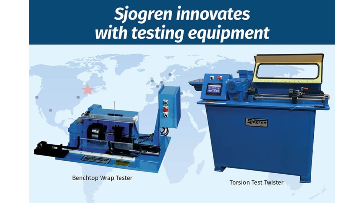 Wrap and twist testers to improve QC operations by Sjogren Industries