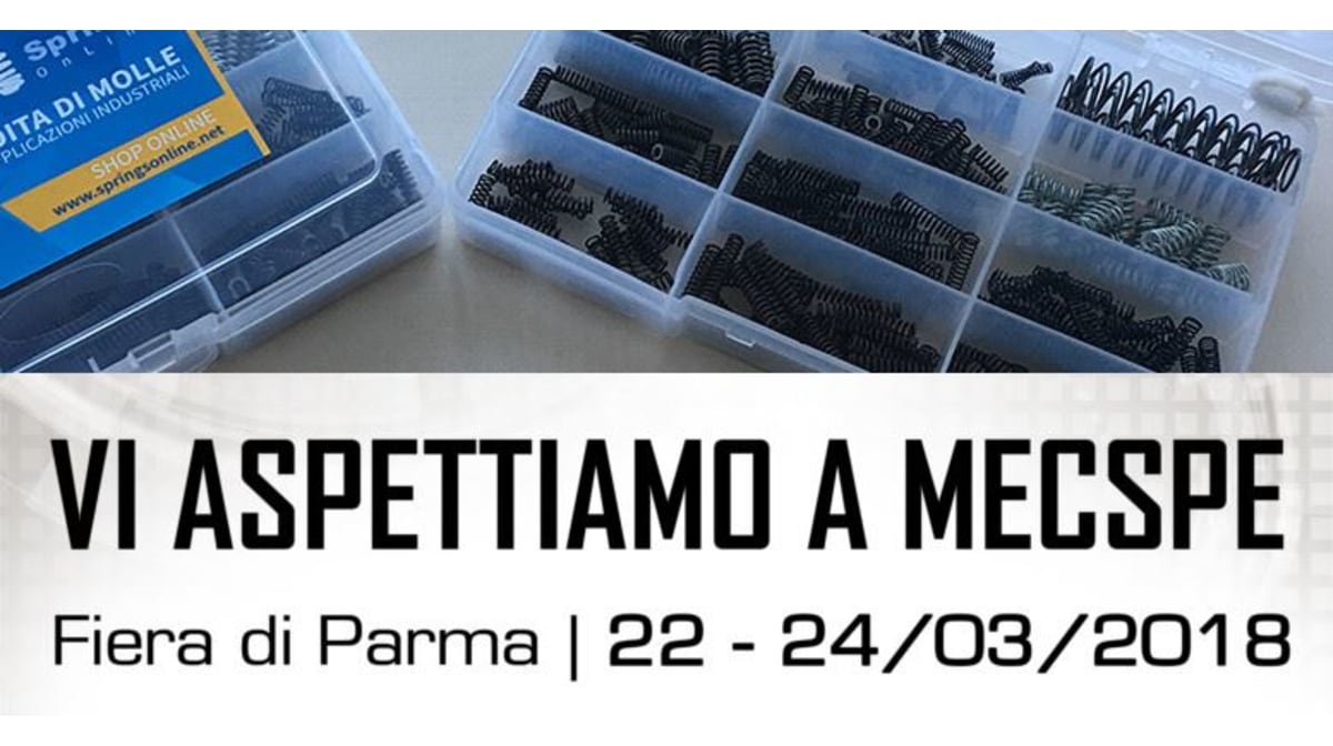 Kit di molle in scatola alla Mecspe di Parma