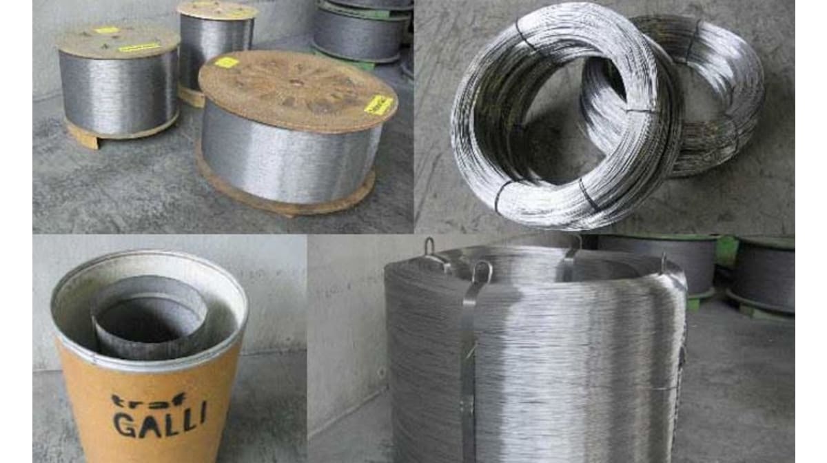Steel wire drawing, the production range of Trafilerie Galli