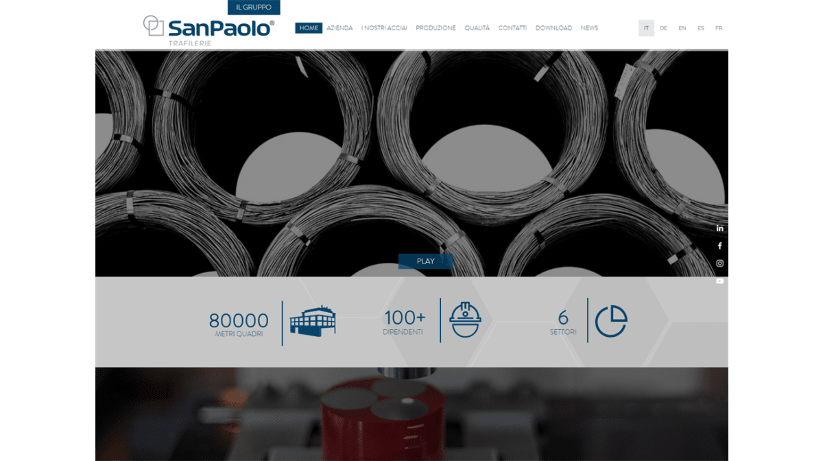 Trafilerie San Paolo lancia un nuovo sito web