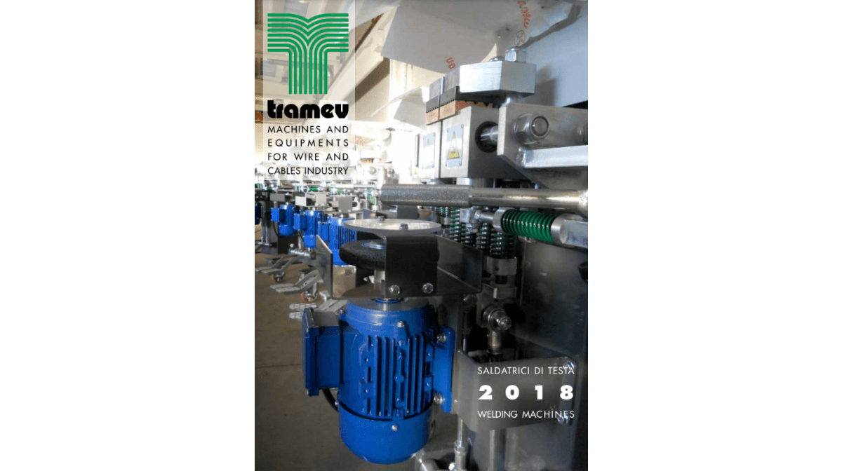 Nuovo catalogo saldatrici e nuovi modelli Tramev 2018