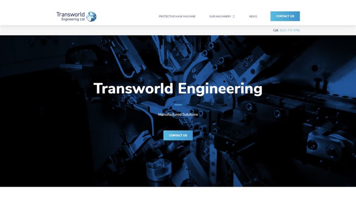 Transworld Engineering, a new website for the British spring machinery supplier