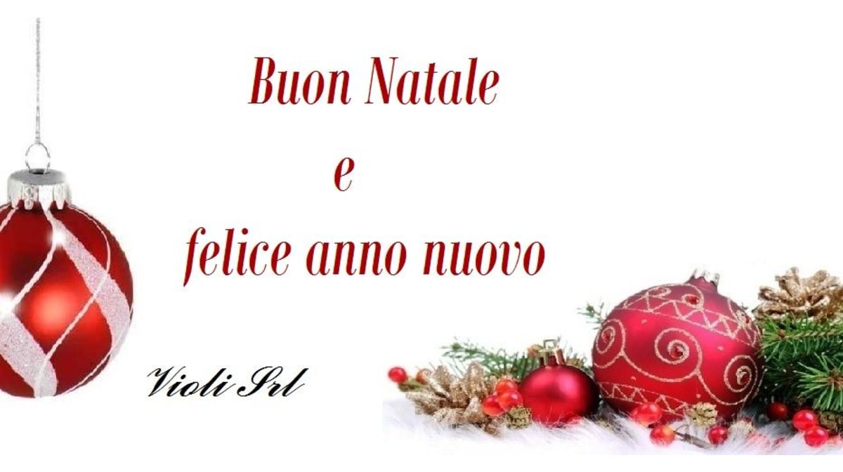 Violi Srl augura buon Natale e felice anno nuovo!