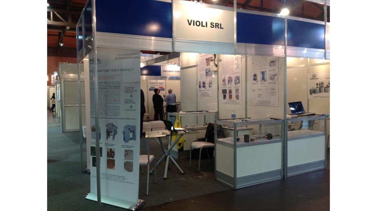 Violi's machines at the jewellery show Tecnogold 2013