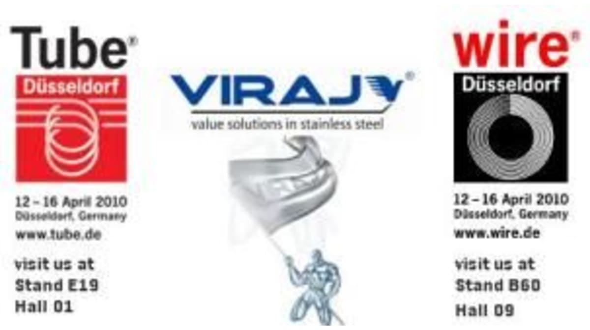 VIRAJ at the international exhibition WIRE & TUBE 2010 in Duesseldorf
