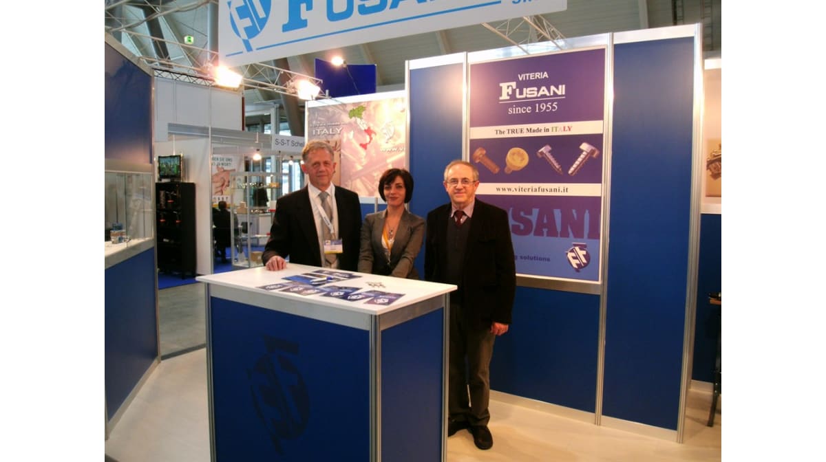 VITERIA FUSANI thanks visitors of the Fastener Fair Stuttgart 2013